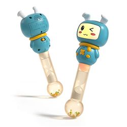 Sonajero para bebé, Instrumentos Musicales, Juguetes de Sonido sensorial, agitador de dentición Iluminado, Juguetes educativos para Edades tempranas, Regalo para bebés, niños pequeños