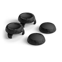 SCUF Control Thumbstick Grips - 4 Pack with 2 Bases - Tactic - Joystick Thumb Grips For Xbox One and Xbox Series X|S, PS4, PS5, Nintendo Switch Pro Controller - Black