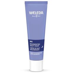 WELEDA - Crème de Nuit réconfortante Iris - Hydrate et ressource - Peaux sèches déshydratées - NATRUE - 30 ml