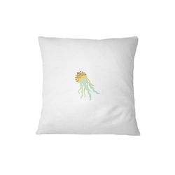 Bona Basics, Funda de cojín Decorativa, decoración del hogar, para sofá, cafetería, Tamaño: 45X45 cm, Color: Blanco