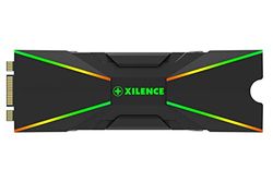 Xilence M2SSD.B.ARGB M.2 2280 SSD PCIe NVMe/SATA Cooler, 3PIN ARGB 5V, Easy Assembly, Ideal for High Cooling Requirements of SSD in Gaming and Streaming Passive, Black