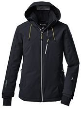 Killtec Women's Giacca da sci/giacca funzionale con cappuccio staccabile con zip e paraneve KSW 10 WMN SKI JCKT, black blue, 40, 38608-000