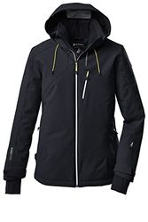 Killtec Women's Giacca da sci/giacca funzionale con cappuccio staccabile con zip e paraneve KSW 10 WMN SKI JCKT, black blue, 36, 38608-000