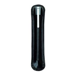 Alassio 2606 Pen Case Genuine Leather 15.5 x 3 x 1 cm Black