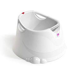 OKBABY Oplà - Baignoire Large pour Nouveau-né 12-36 Mois (25 kg), dans la Douche ou en Plein Air - Blanc