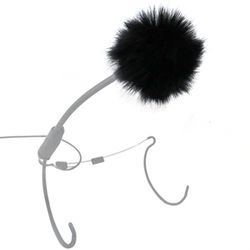 keepdrum WS05 Mini-windscherm voor lavalier-microfoons, headsets en revers microfoons