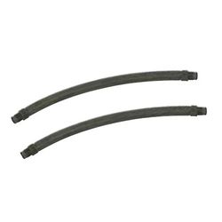 SALVIMAR Coppia Elastici imboccolati, Fucile Unisex Adulto, Nero, 26 cm x ø18mm
