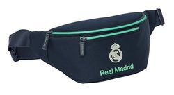 Real Madrid 2ª EQUIPACIÓN 25/26 - Riñonera con Bolsillo Exterior, Ideal para Jóvenes y Niños de Diferentes Edades, Cómoda y Versátil, Calidad y Resistencia, 23x9x12 cm