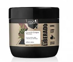Real Natura - Mascarilla Caracóis Crespos - 500ml - Hidratación y Definición para Cabello Rizado