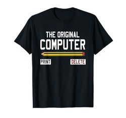 El lápiz divertido original de la computadora Soporte Camiseta