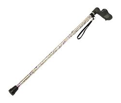 Days Comfy Grip Sticks, Ergonomic Anodised Aluminium Walking Stick for Enhanced Comfort and Support, Lightweight, Sturdy Design with Comfortable Handle Options, 775-875MM, Right Hand, Woodland Flowers