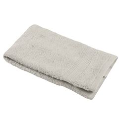 Stof - Serviette de Bain - Taille 30x50 cm - 100% Coton Bio - Couleur Lin - Modèle Lagune - Linge de Bain - Lavage à 40 - Qualité Exceptionnelle