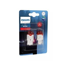 Philips Ultinon Pro3000 LED lampadina di segnalazione per auto (W21W red)