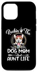 Carcasa para iPhone 14 Corgi Rocking The Dog Mom and Aunt Life Mothers Day