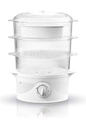 Adler AD 633 steam cooker 3 basket(s) White Freestanding 800 W