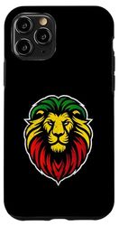 Leone Giamaicano Bandiera Rasta Leone Di Giuda Reggae Musica Custodia per iPhone 11 Pro