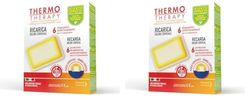 Thermo Therapy Ricarica Fascia Ricaricabile per Dolori Cervicali, Non Contiene Farmaci, Durata del Calore fino a 10 Ore, Confezione con 6 Dispositivi Terapeutici Autoriscaldanti (Confezione da 2)