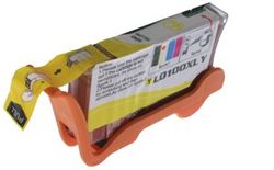 TINTA COMPATIBLE Cartouche d'encre générique pour Lexmark 100XL Jaune 14N1071E/14N1095E/14N0902E/14N0922E