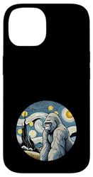 Gorilla Ape Zoo Zoologist - Van Gogh Starry Night Style Case for iPhone 14