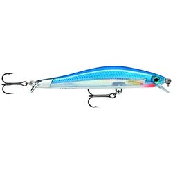 Rapala Ripstop - 2 Bibs - Freshwater Fishing Lure - Swimming Depth - 1.3-1.6 m - Size 12 cm / 14 g - Made in Estonia - Silver Blue Adult Unisex, Multicoloured, Standard