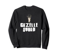 GAZELLE Squad - Maglietta a maniche corte, motivo: Gazelle Felpa