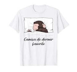 Camisa De Dormir Mono, Pijama Chimpancé Camiseta