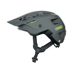 Abus Casco da MTB MoDrop MIPS - robusto casco da bici con protezione contro gli impatti volventi per mountain bike - vestibilità individuale - unisex - grgio, taglia L