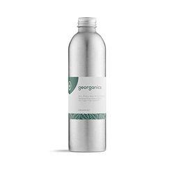 Georganics Whitening Oil Pulling Mouthwash - Spearmint - Plaque-Reducing Coconut Oil Blend - 100% Natural Ingredients - SLS, Glycerine & Fluoride Free - Cosmos Organic, Vegan, Cruelty-Free - 275ml
