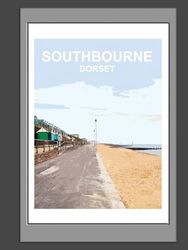 Southbourne Dorset Notebook: Blank lined Notebook, Journal, Gift Book, Planner Bournemouth
