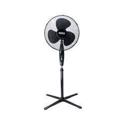 Status: Black Standing Fan / 16 Inch Oscillating Portable Fan / 3 Speed Adjustable Angle Fan / S16BSTANDFAN1PKB