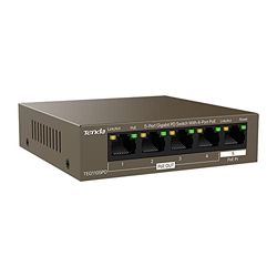 Tenda TEG1105PD PoE-switch 5-port Gigabit Ethernet LAN-switch, PoE PD & PSE nätverksbrytare utan strömförsörjning (endast PoE-powered)