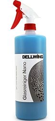 DELLWING - Nettoyant pour vitres NANO avec tête de pulvérisation, 1 l – Nettoyage et vitrification pour la voiture, les fenêtres, les vitres, les miroirs et le verre