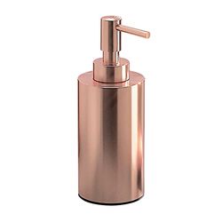 Gedy Elettra Distributeur de Savon, Acier Inoxydable, cuivre, Unique
