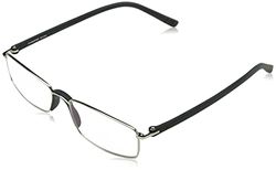 Rodenstock unisex Leesbril R2640, bril voor verziendheid, lichtgewicht leesbril met roestvrijstalen montuur (+1 / +1,5 / +2 / +2,5)