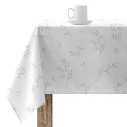 BELUM | Stain Resistant Tablecloth Size 300 x 155 cm - Extra Soft Touch Tablecloth Colour Multicolor - Tablecloth Fabric 100% Organic Cotton Model T06