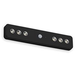 BRILONER Leuchten - LED Under-Unit Light Motion Sensor Cabinet Light Under Cabinet Light Night Light Black