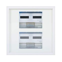 Dorr Art Gallery Cadre Photo, Métal, Blanc, 7 x 5-inch
