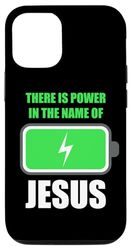 Carcasa para iPhone 12/12 Pro There is Power in the Name of Jesus – Christian Faith Hymn