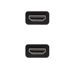 Brightium Kabel HDMI V2.0 4K@60Hz 18 Gb/s A/M-A/M Czarny 1m do przesyłania strumieniowego wideo i audio w wysokiej rozdzielczości na urządzeniach.