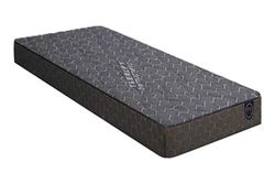 M'DECO Materasso Tobias, Memory Foam Poliestere, Grigio, Semplice