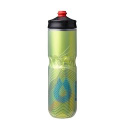 HydraPak Polar Surge Borraccia termica per bici - Borraccia ad alto flusso, per ciclismo e sport (Yellow, 24oz)