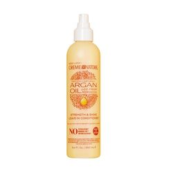 Creme Of Nature Argan Oil Strength & Shine Leave in Conditioner, Balsamo Senza Risciacquo all'Olio di Argan, 250 ml