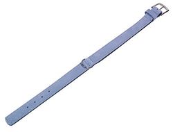 Nobby halsband "VELOURS" lichtblauw (Sky); 32 cm (25-30 cm); 14/16 mm