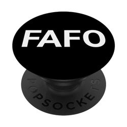FAFO, F intorno, acronimo divertente per guai PopSockets PopGrip Intercambiabile