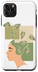 Donna Pothos Pianta Giardinaggio Botanica Giardino Donne Custodia per iPhone 11 Pro Max