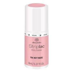 alessandro Striplac Peel or Soak Vermelho de unhas LED cor-de-rosa claro para unhas perfeitas em 15 minutos, 8 ml