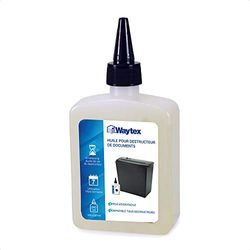 Waytex 77319 - Frasco de aceite lubricante para destructores de documentos (240 ml)