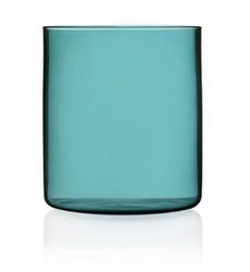 Ichendorf Milano Monsieur Petrolio | Collezione Cilindro Extra Light Colore | 47 cl | Vetro Borosilicato | Fatto a Mano