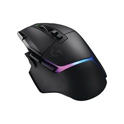 Logitech G G502 X PLUS Mouse Gaming Wireless LIGHTSPEED RGB - Mouse Ottico con Switch Ibridi LIGHTFORCE, LIGHTSYNC RGB, Sensore per Gaming HERO 25K, Compatibile con PC - macOS/Windows - Nero