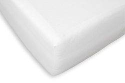 Briljant Home bh87158 74000590 Molton Coprimaterasso Solo per topp Materasso, Cotone, Bianco, 70 x 200 x 12 cm